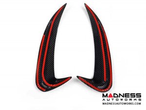 Mercedes-Benz C-Class W205 Sport AMG Rear Bumper Fins - Carbon Fiber Mercedes-Benz C-Class W205 Sport AMG Rear Bumper Fins - Carbon Fiber